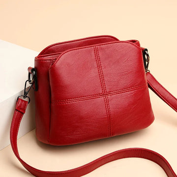 Xajzpa Women's Bags Retro Design Crossbody Bag Trend Quality PU Leather Bucket Shoulder Bags Small Handbags for Women